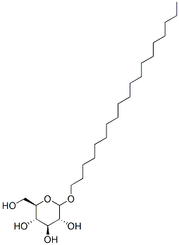 nonadecyl D-glucoside Struktur