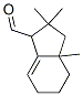 3a,4,5,6-tetrahydro-2,2,3a-trimethylindancarbaldehyde Struktur