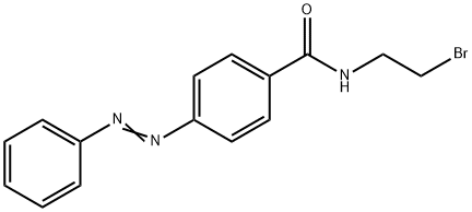 N-(2-Bromoethyl)-p-(phenylazo)benzamide Struktur