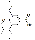 3,5-Dipropyl-4-propoxybenzamide Struktur