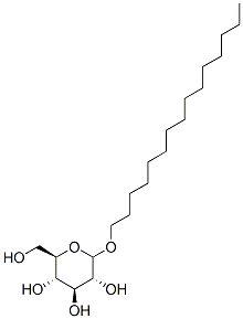 pentadecyl D-glucoside Struktur