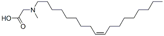 9-octadecenyl (Z)-N-methylaminoacetate Struktur