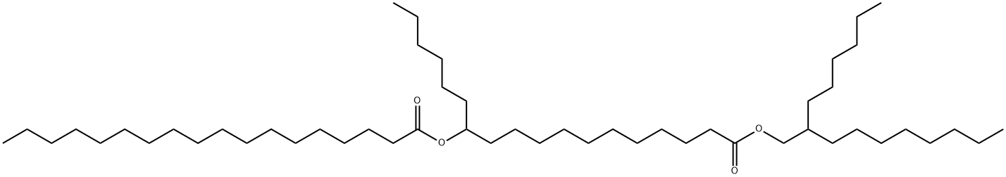 2-hexyldecyl 12-[(1-oxooctadecyl)oxy]octadecanoate Struktur