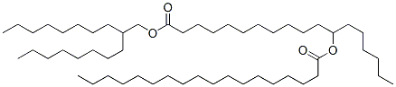 2-octyldecyl 12-[(1-oxooctadecyl)oxy]octadecanoate Struktur