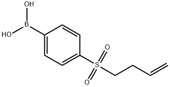 4-(3-butenylsulfonyl)phenylboronic acid Struktur