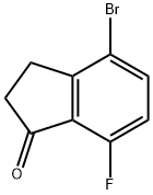 4-broMo-7-fluoro-2,3-dihydroinden-1-one Structure