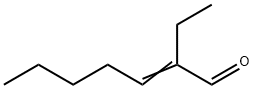 2-Heptenal, 2-ethyl- Struktur