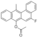 5-Fluoro-7-hydroxy-12-methylbenz(a)anthracene acetate ester Struktur