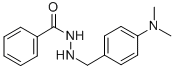 BENZOIC ACID, 2-(p-(DIMETHYLAMINO)BENZYL)HYDRAZIDE Struktur