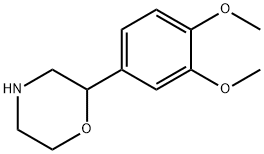 2-(3',4'-DIMETHOXY-PHENYL)MORPHOLINE Struktur