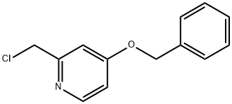 4-(BENZYLOXY)-2-(CHLOROMETHYL)PYRIDINE Struktur