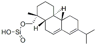 Silicic acid, [[1,2,3,4,4a,4b,5,6,10,10a-decahydro-1,4a-dimethyl-7-(1-methylethyl)-1-phenanthrenyl]methyl] ester, [1R-(1alpha,4abeta,4balpha,10aalpha)]- Struktur