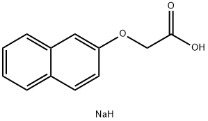 BETA-NAPHTHOXYACETIC ACID SODIUM SALT Struktur