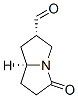 1H-Pyrrolizine-2-carboxaldehyde, hexahydro-5-oxo-, cis- (9CI) Struktur