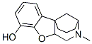 1,3,4,5,6,11a-hexahydro-2-methyl-2H-3,6a-methanobenzofuro(2,3-c)azocin-10-ol Struktur