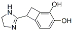 Bicyclo[4.2.0]octa-1,3,5-triene-2,3-diol, 7-(4,5-dihydro-1H-imidazol-2-yl)- (9CI) Struktur