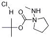 1-N-Boc-(S)-(methylamino)-pyrrolidine Hydrochloride Struktur