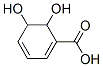 5,6-dihydroxycyclohexa-1,3-diene-1-carboxylic acid Struktur