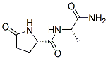 pyroglutamylalanine amide Struktur