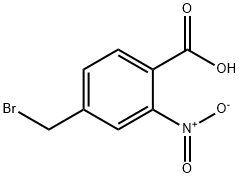 4-CARBOXY-3-NITROBENZYLBROMIDE Struktur