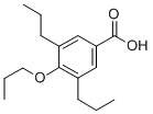 4-propoxy-3,5-dipropyl-benzoic acid Struktur