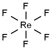 Rhenium hexafluoride Struktur