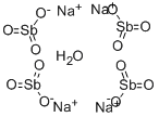 ANTIMONY(V) SODIUM TRIOXIDE 1/4-WATER Struktur