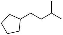 Isopentylcyclopentane Struktur