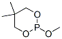 2-methoxy-5,5-dimethyl-1,3,2-dioxaphosphorinane Struktur