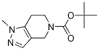 1-Methyl-1,4,6,7-tetrahydro-pyrazolo[4,3-c]pyridine-5-carboxylic acid tert-butyl ester Struktur