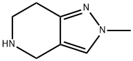 2-METHYL-4,5,6,7-TETRAHYDRO-2H-PYRAZOLO[4,3-C]PYRIDINE Struktur