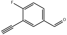 Benzaldehyde, 3-ethynyl-4-fluoro- (9CI) Struktur