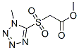 [(1-Methyl-1H-tetrazol-5-yl)sulfonyl]acetic acid methyl ester Struktur