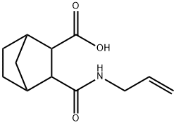 3-[(ALLYLAMINO)CARBONYL]BICYCLO[2.2.1]HEPTANE-2-CARBOXYLIC ACID Struktur