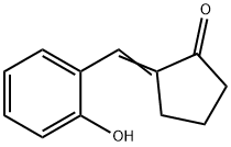 (E)-2-(2-hydroxybenzylidene)cyclopentanone Struktur