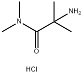 2-Amino-N,N,2-trimethylpropanamide hydrochloride Struktur