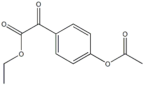 ETHYL 4-ACETOXYBENZOYLFORMATE Struktur