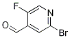 2-broMo-5-fluoroisonicotinaldehyde Struktur