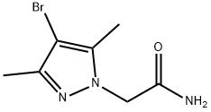 1H-pyrazole-1-acetamide, 4-bromo-3,5-dimethyl- Struktur