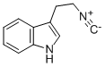 3-(2-isocyanoethyl)-1H-indole Struktur