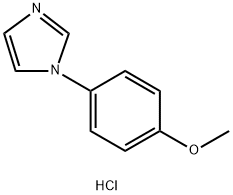 1-(4-methoxyphenyl)-1H-imidazolium chloride Struktur