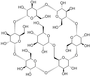 6-O-ALPHA-D-GLUCOSYL-ALPHA-CYCLODEXTRIN MONO Struktur