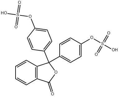 PHENOLPHTHALEIN DISULFATE TRIPOTASSIUM SALT TRIHYDRATE Struktur