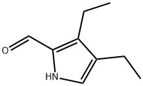 3,4-Diethyl-1H-pyrrole-2-carbaldehyde Struktur