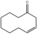 (Z)-3-Cyclodecen-1-one Struktur