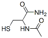 (+)-2-(Acetylamino)-3-mercaptopropionamide Struktur