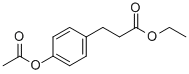 3-(4-ACETOXY-PHENYL)-PROPIONIC ACID ETHYL ESTER Struktur