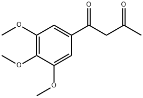 1-(3,4,5-TRIMETHOXYPHENYL)BUTANE-1,3-DIONE Struktur