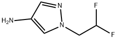 1-(2,2-difluoroethyl)-1H-pyrazol-4-ylamine Struktur