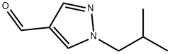 1-Isobutyl-1H-pyrazole-4-carbaldehyde Struktur